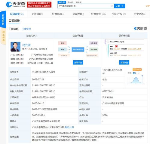 广汽乘用车注册资本新增近28亿元